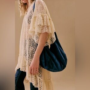 Free People Brielle Lace Maxi Top